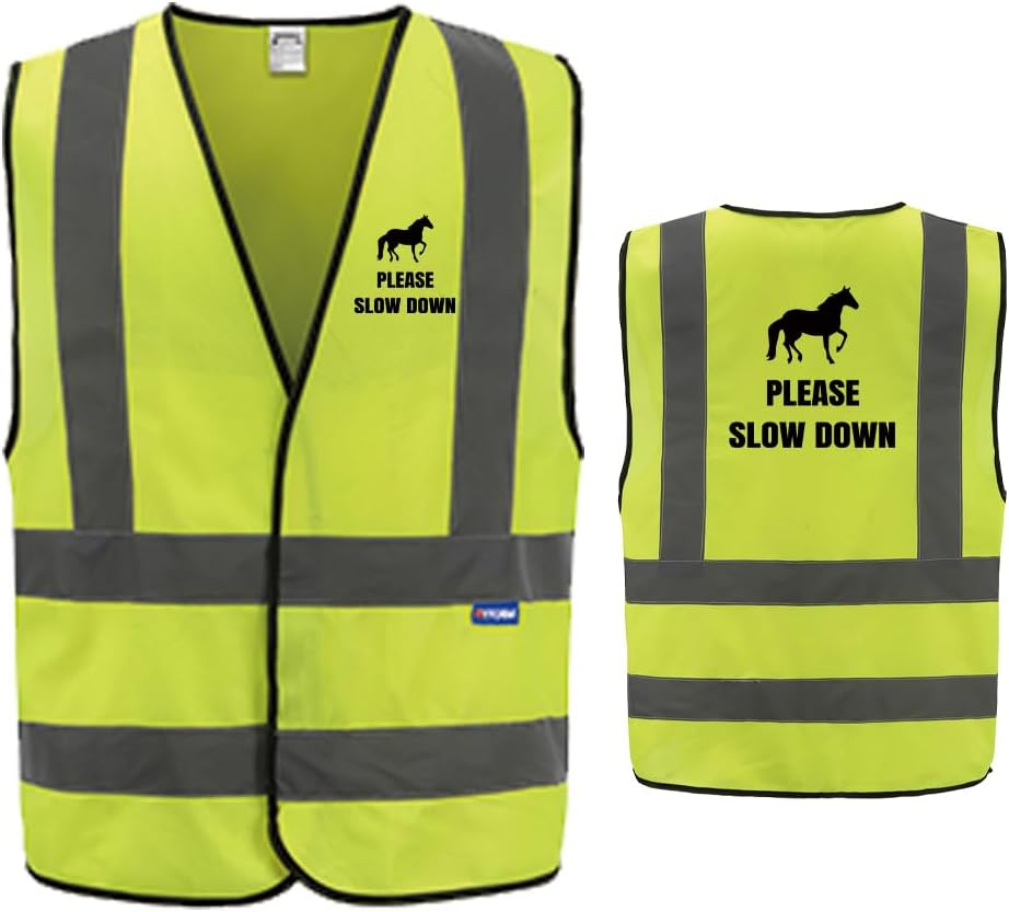 AYKRM Reflective Security Hi Vis Vest - High Visibility Waistcoat for Safety and Security Work image number 1