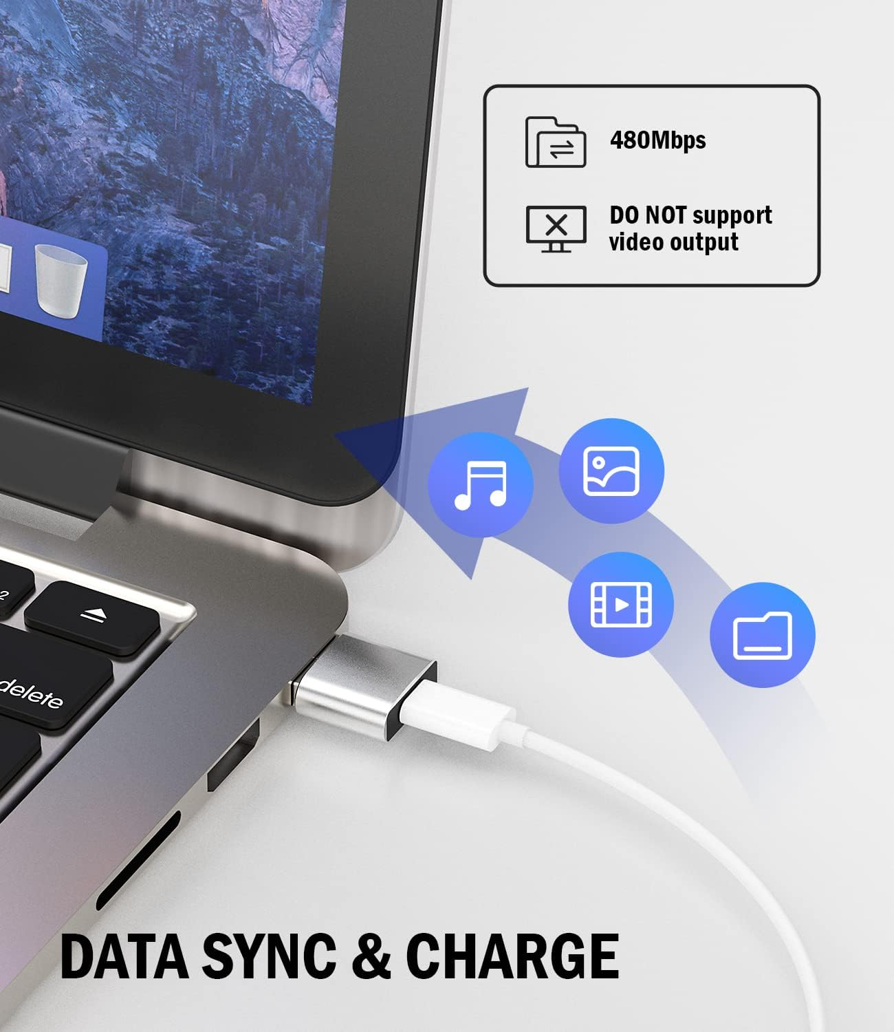 USB C Cable to USBC Charger Extension USB a Adapter Charging Fast Cord Power Data Type Thunderbolt 2 3 4 Port Extender Compatible for Apple for Ipad Pro Macbook Air Galaxy S21 S20 S10 Pixel image number 4