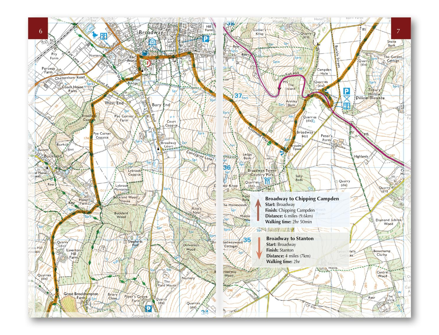 The Cotswold Way: NATIONAL TRAIL Two-Way Trail Guide - Chipping Campden to Bath image number 6
