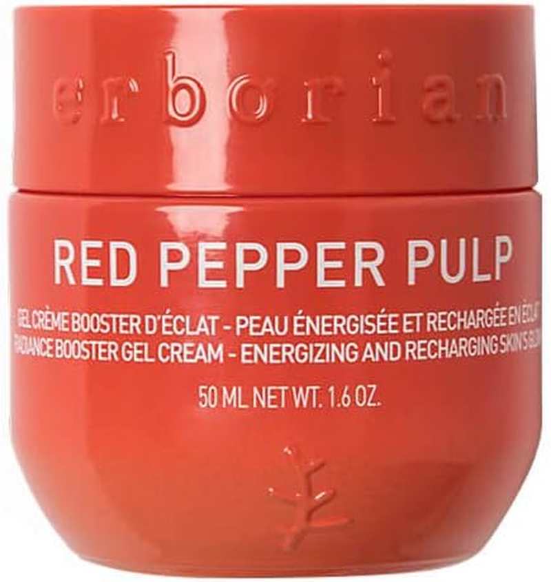 Erborian - Red Pepper Pulp 50 Ml - Radiance Booster Facial Gel Cream, Energizing and Recharging Skin'S Glow - Korean Skincare