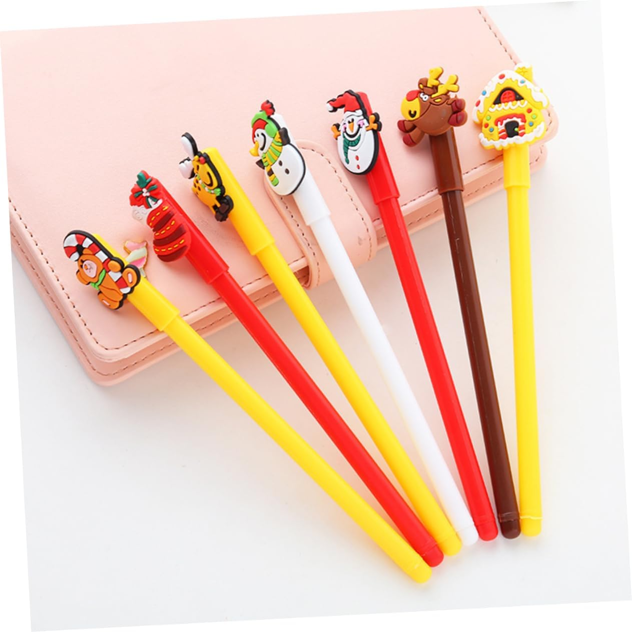 NUOBESTY 84Pcs Christmas Themed Rollerball Pen Cartoon Gel Pen Stationery for Boys and Girls image number 3