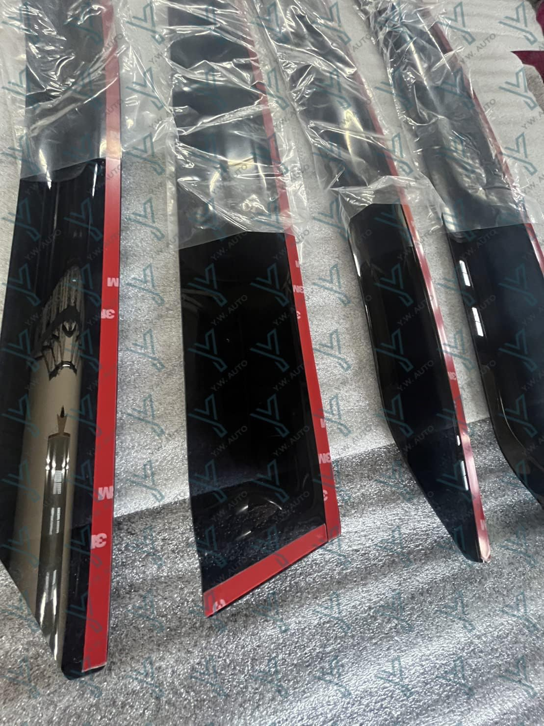 YW AUTO Out-Channel Ventvisor/Window Deflectors/Window Visor | Fits 2024 - on BYD Shark 6, 4 Pcs.