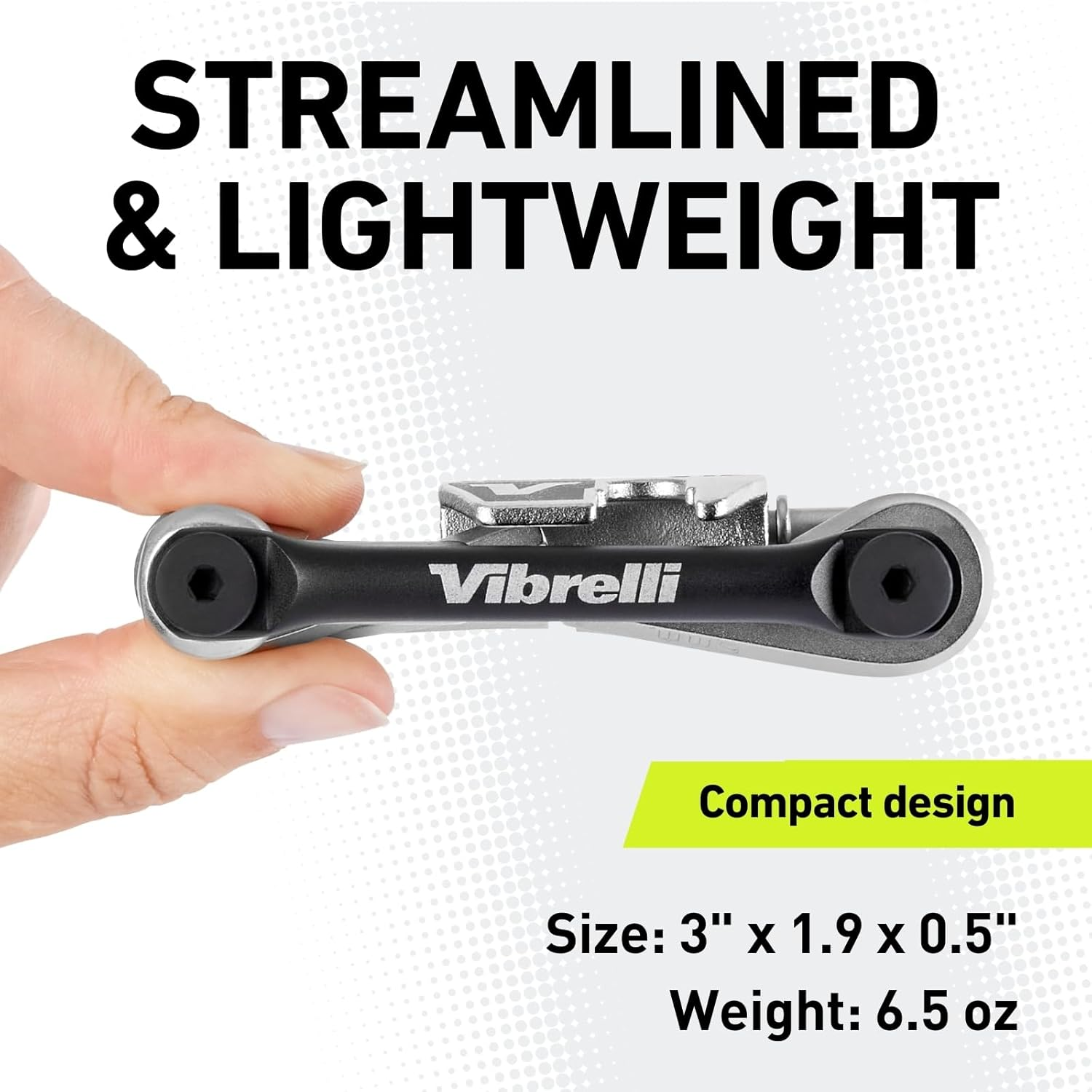 Vibrelli V19 Bike Multitool - 19 Tools - Carry Case - Glueless Puncture Kit - Bicycle Multi Tool