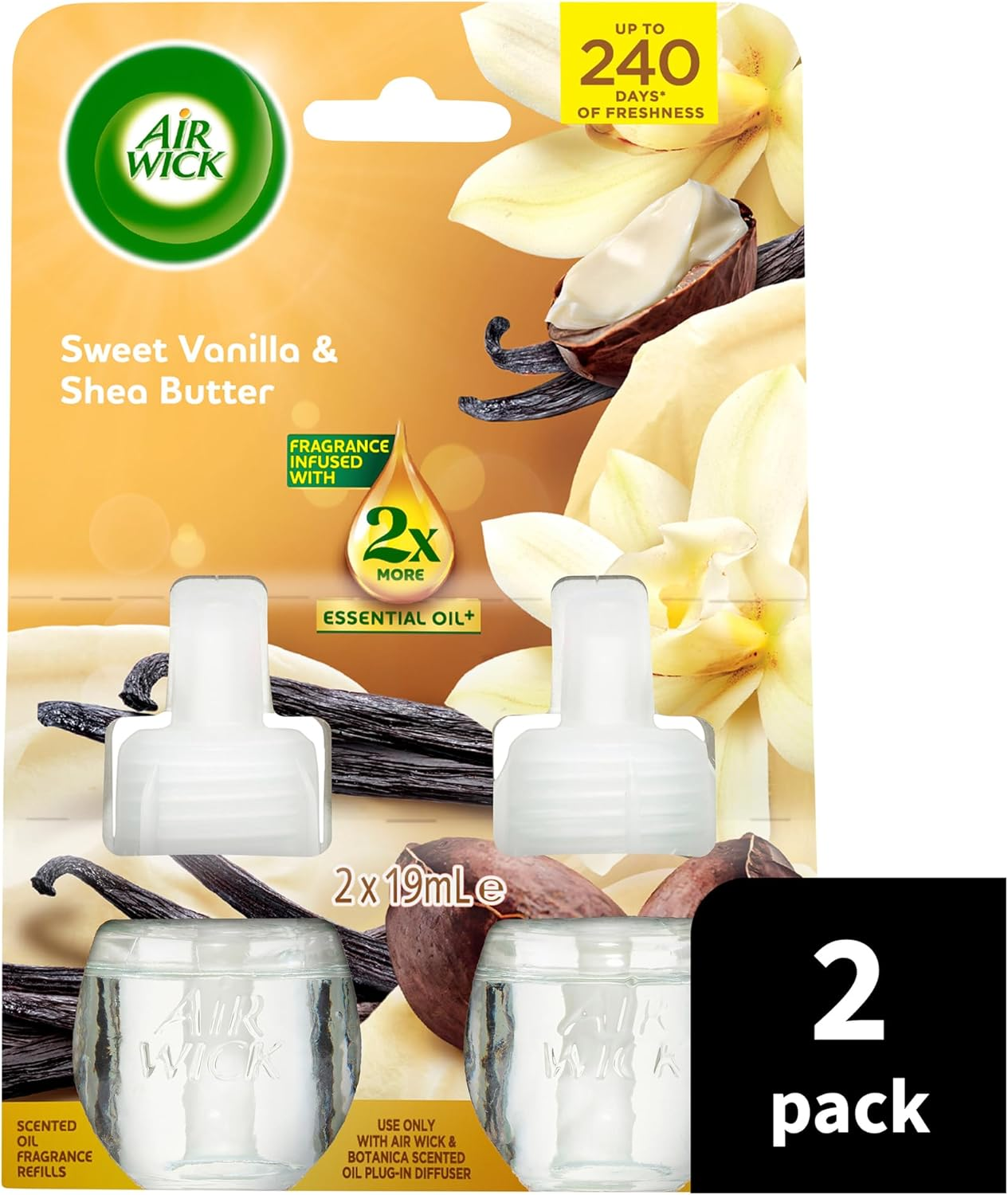 Air Wick Sweet Vanilla & Shea Butter Plug-In Twin Refill image number 3