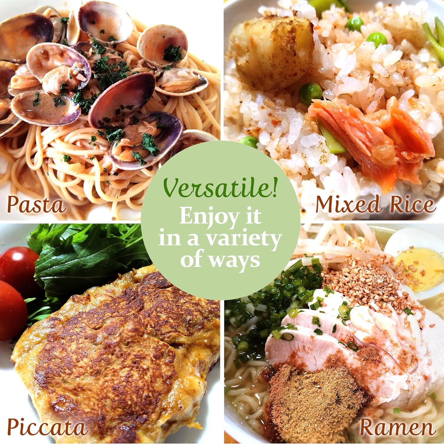 YAMASAN KYOTO UJI Japanese Dashi Miso Powder, Freeze-Dried Miso with Umami Dashi Powder, Easy to Make Delicious Miso Soup and Various Dishes, No-Msg and Food Additives, Made in Japan 100G(3.52Oz) image number 3