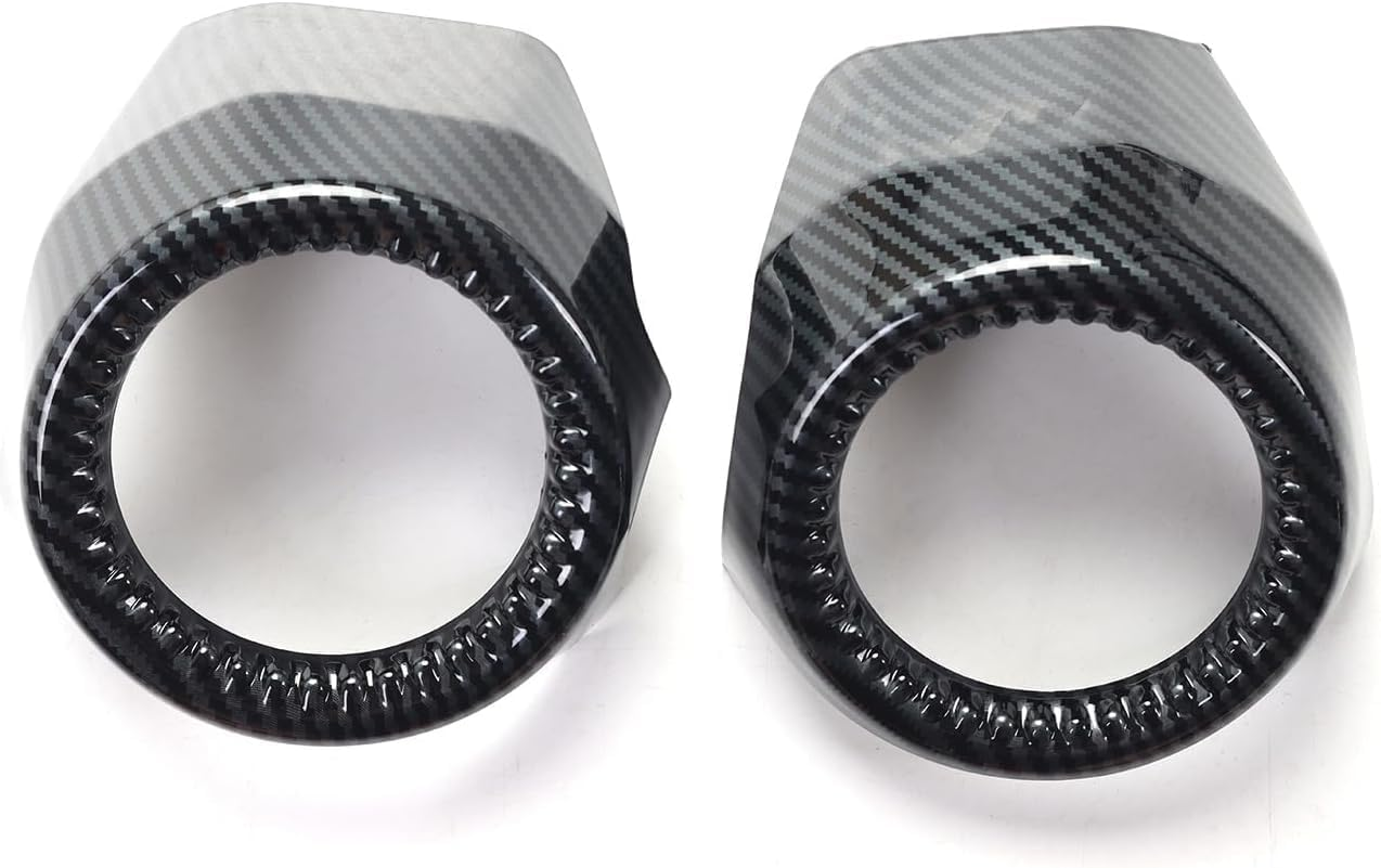 2PCS Carbon Fiber Style Front Left and Right Air Outlet Cover Decoration Fit for Toyota Land Cruiser 250 1958 Prado LC250 J250 2024-2025 Interior Accessories (A) image number 1