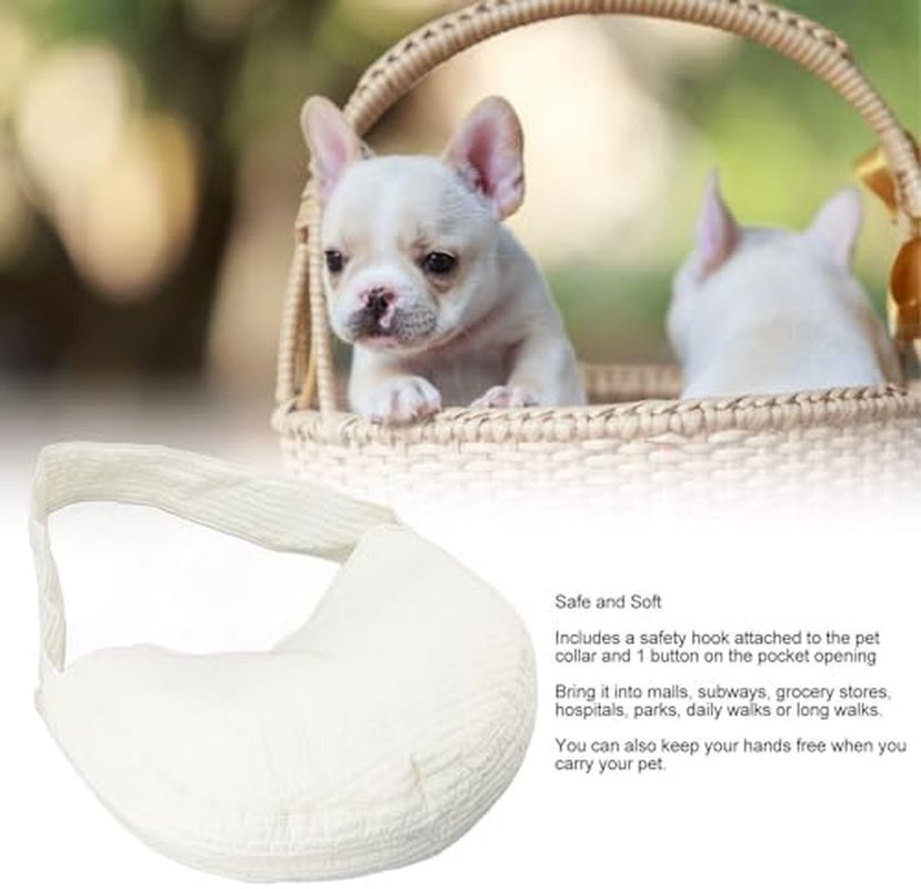 Small Dog Sling Carrier, Soft Portable Cat Carrier Bag with Widened Shoulder Strap, Dog Carrier Sling, Puppy Carrier Purse for Small Dogs Cats Outdoor Traveling Subway (M) image number 2