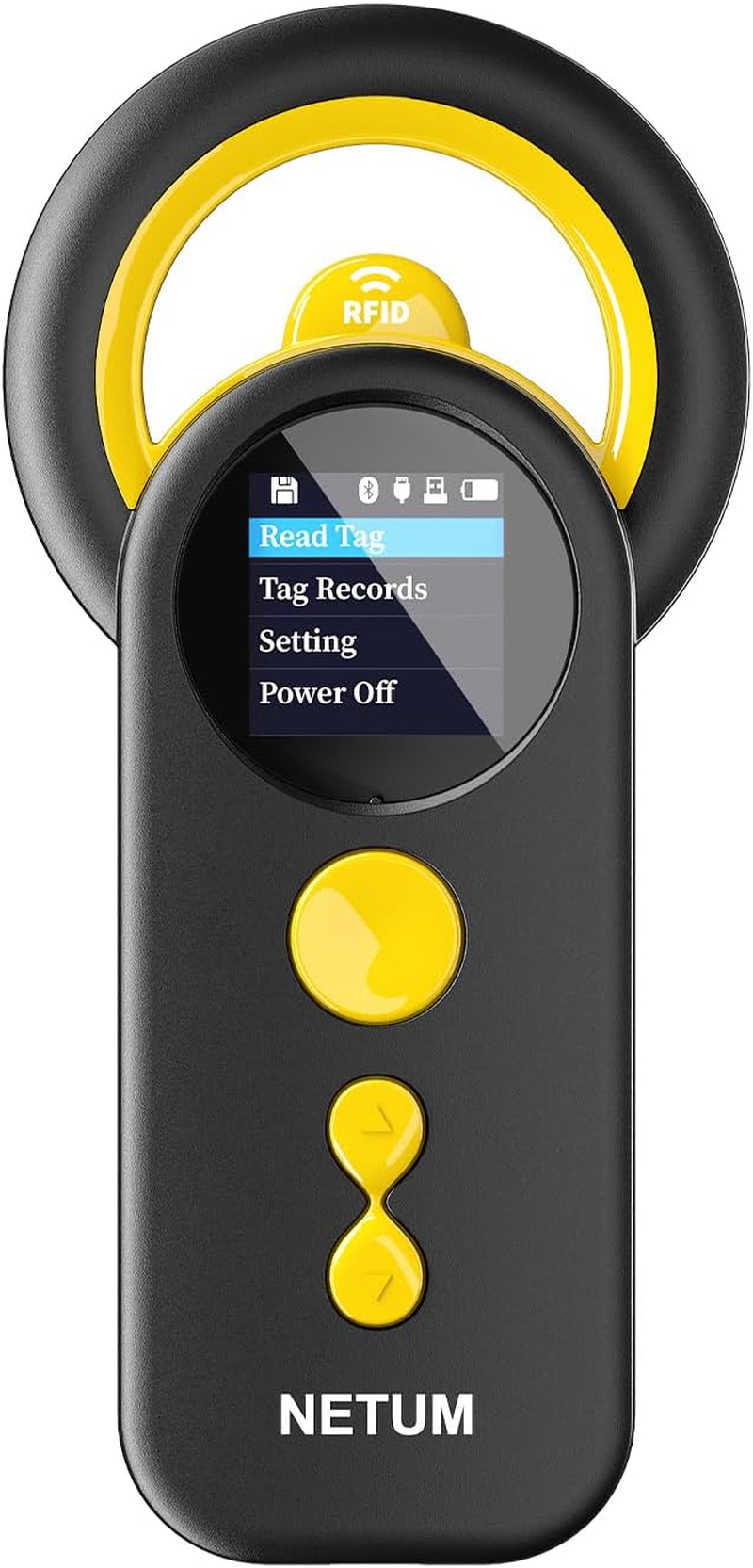 NETUM Bluetooth Pet Microchip Reader, 3-In-1 Wireless Universal Microchip Tag Reader Scanner for Animals with 3.7 Cm TFT Screen 1200Mah Battery That Can Store up to 20,000 Records DJ-130 image number 3