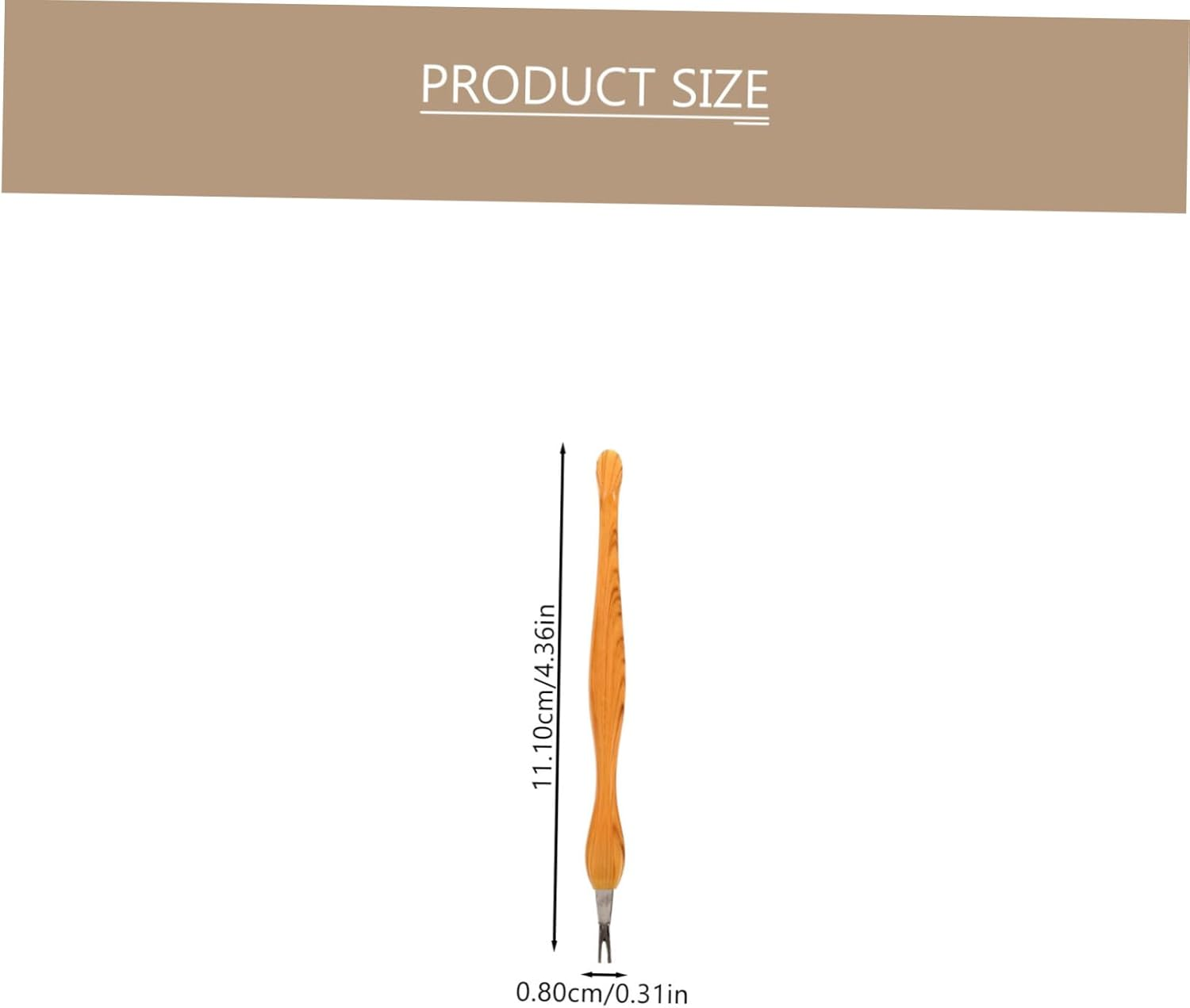 SHERCHPRY 10Pcs Stainless Steel Cuticle Pusher Tool Nail Art Pushers Manicure Cuticle Remover for Women image number 6