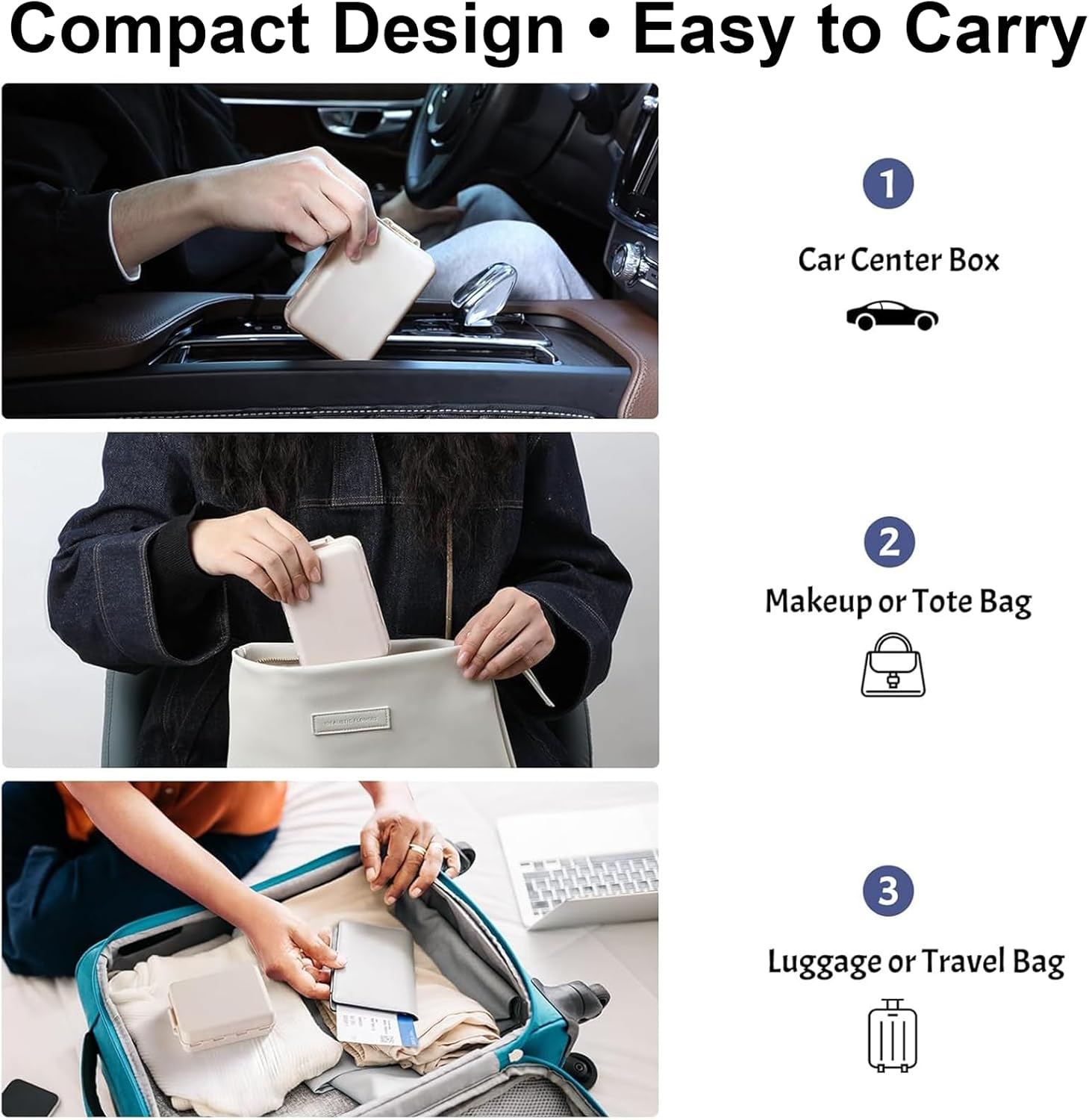 Adjustable Pill Cutter & Splitter with Multi-Compartment Box &ndash; Precise 1/4 Cutting for Small & Large Pills, Portable & Easy to Use for Seniors, Travelers, Daily Medication image number 4