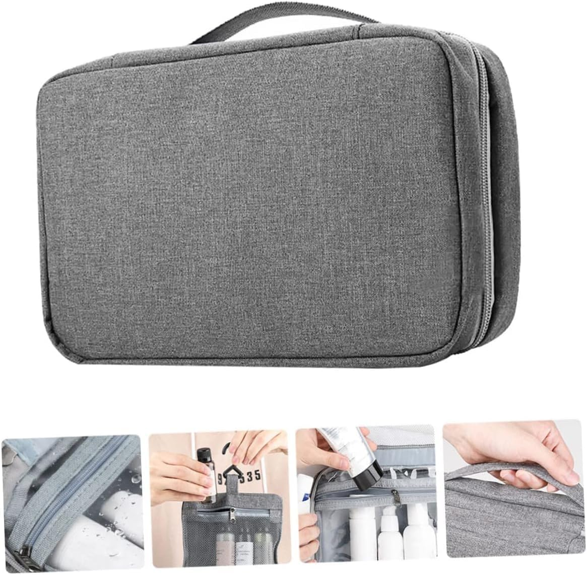 Travel Electronic Cord Organizer Case, Electronic Accessories Bag, Waterproof Shockproof External Hard Drive Case, Great for Chargers, SD Cards, Hard Disk, Flash Drive