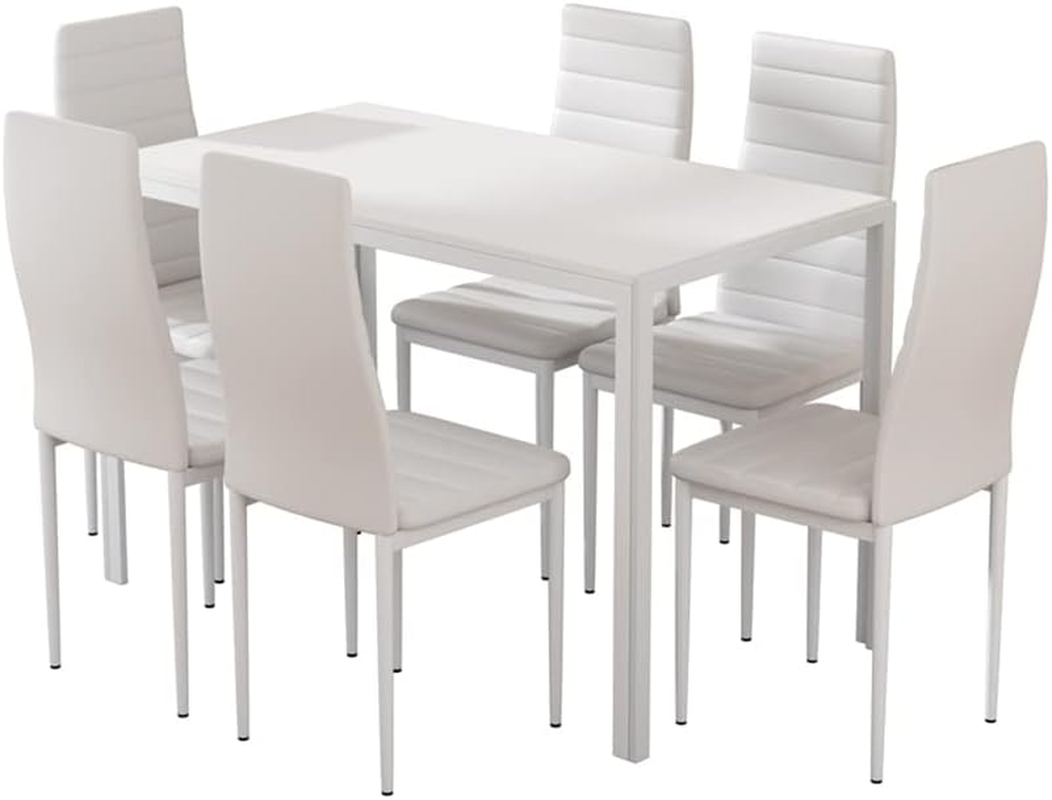 Artiss Dining Table and Chair Set of 5 Black Tables Chairs Setting Desk Nursing Seats Reading Seating Home Living Room Bedroom Kitchen Cafe Outdoor Indoor Furniture MDF Tabletop 4X 45Cm Height Seat image number 4