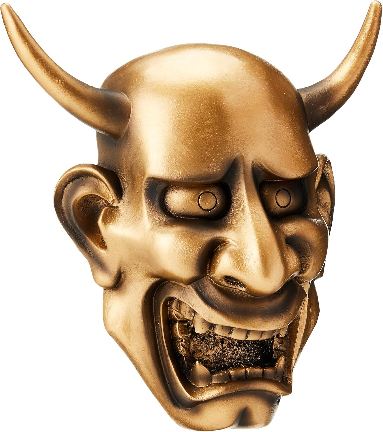 Design Toscano Kagura Hannya Demon Mask Wall Sculptures, Multicolored - Noh Hannya