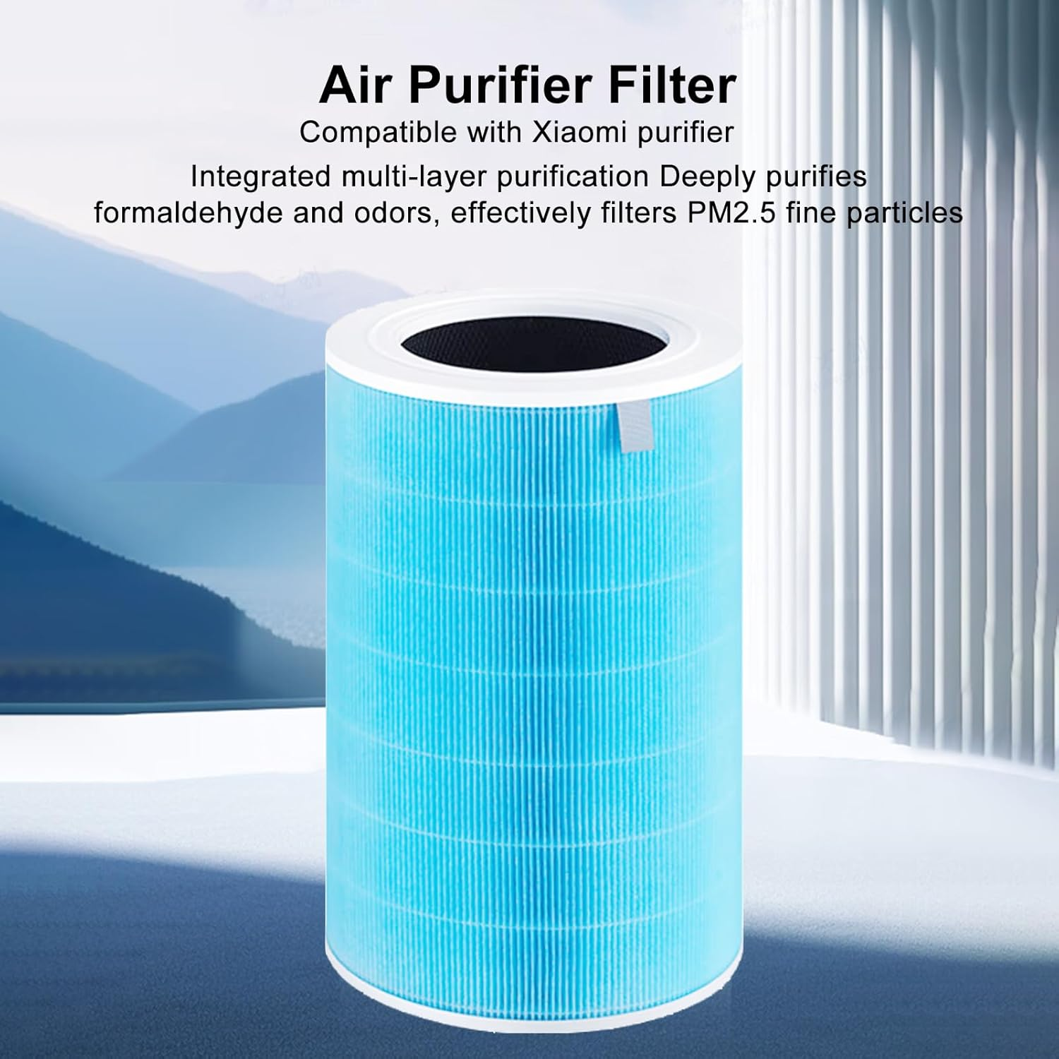 BUCKKO Replacement HEPA Filter Compatible with Xiaomi Mi Air Purifier Pro H Filter Standard Version Blue (Blue Pro H) image number 5