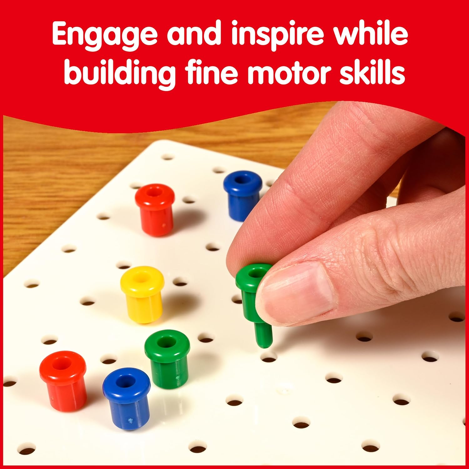 Edx Education Pegs and Peg Board Set image number 2