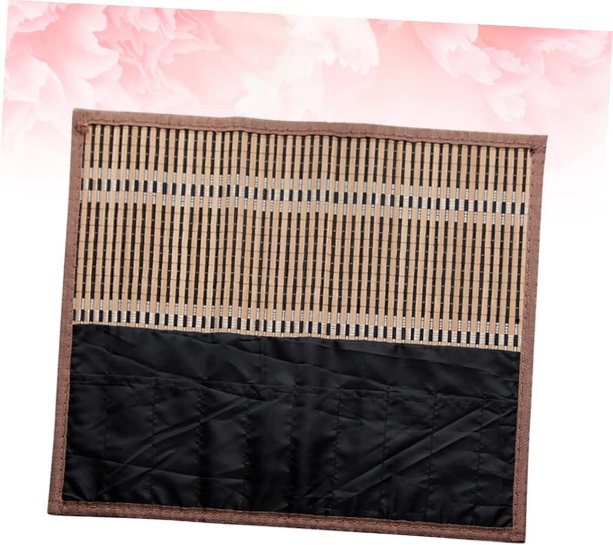 ABOOFAN 2 Pcs Writing Brush Holder Evil Eye Hair Clip Portable Brush Holder Teeth Charm Angel Keychain Paint Brush Case Paintbrush Organizer Chinese Calligraphy Brush Holder Student Bamboo image number 4