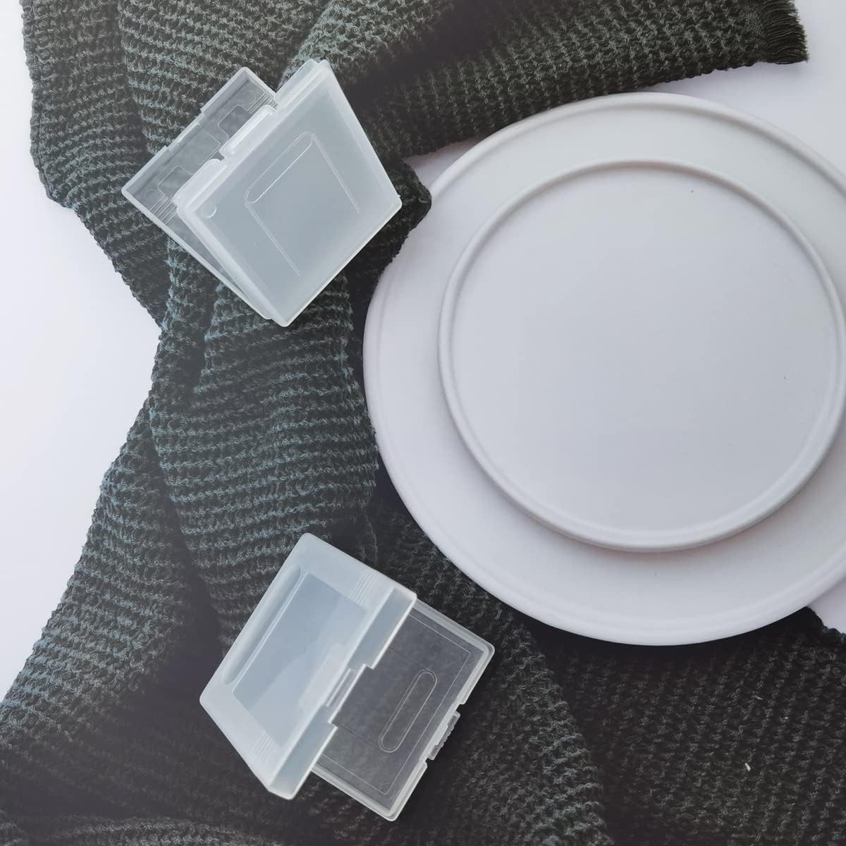 GXXMEI 12PCS Clear Protective Game Cartridge Case Storage Box Suitable for Nintendo Gameboy Color GBC GB GBP image number 3