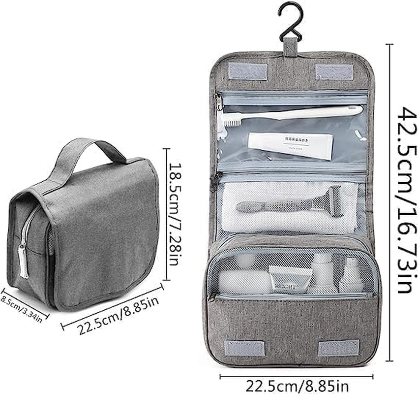 Travel Bag Toiletry Bag with Hanging Hook,1Pc Portable Hanging Travel Toiletry Bag,Foldable Travel Hanging Toiletry Bag,Hanging Travel Toiletry Bag Folding Travel Wash Bag,Hanging Toiletry Bag Folding image number 4