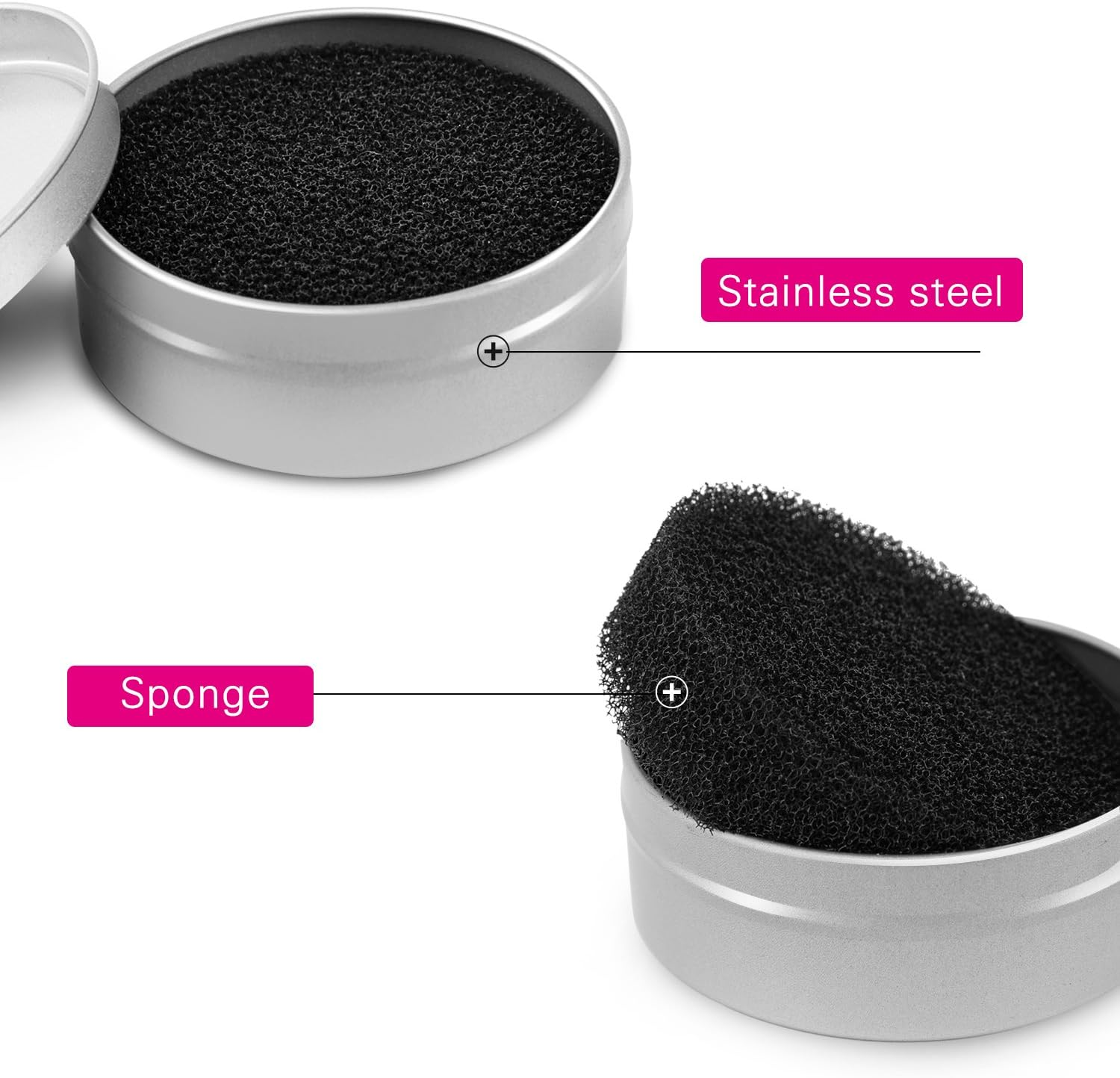 Luxspire Makeup Brush Cleaner Quick Wash Sponge Remover Color from Brush Makeup Cleaner Tool Switch Eye Shadow Color Dry Clean Box image number 1