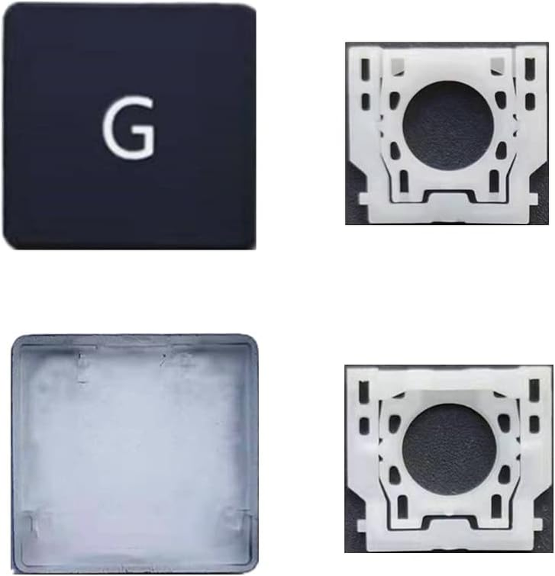 Replacement Individual G Key Cap and Hinges Are Applicable for Surface Pro 4/5/6/7 1724 1796 1807 1866 (Black) Keyboard to Replace the G Key Cap and Hinge image number 1