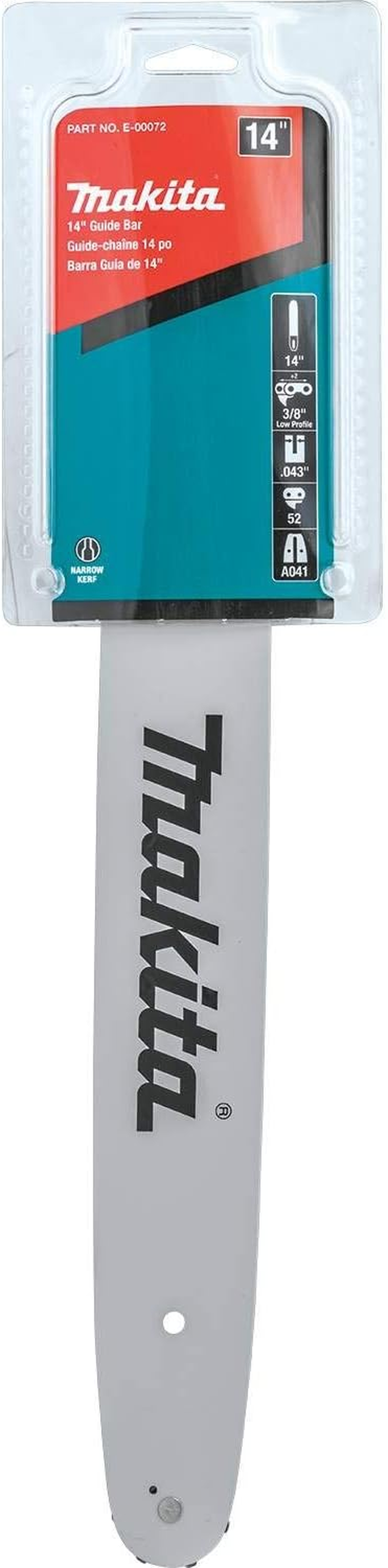 Makita E-00072 14" Guide Bar, 3/8&rdquo; LP, 043&rdquo; image number 2