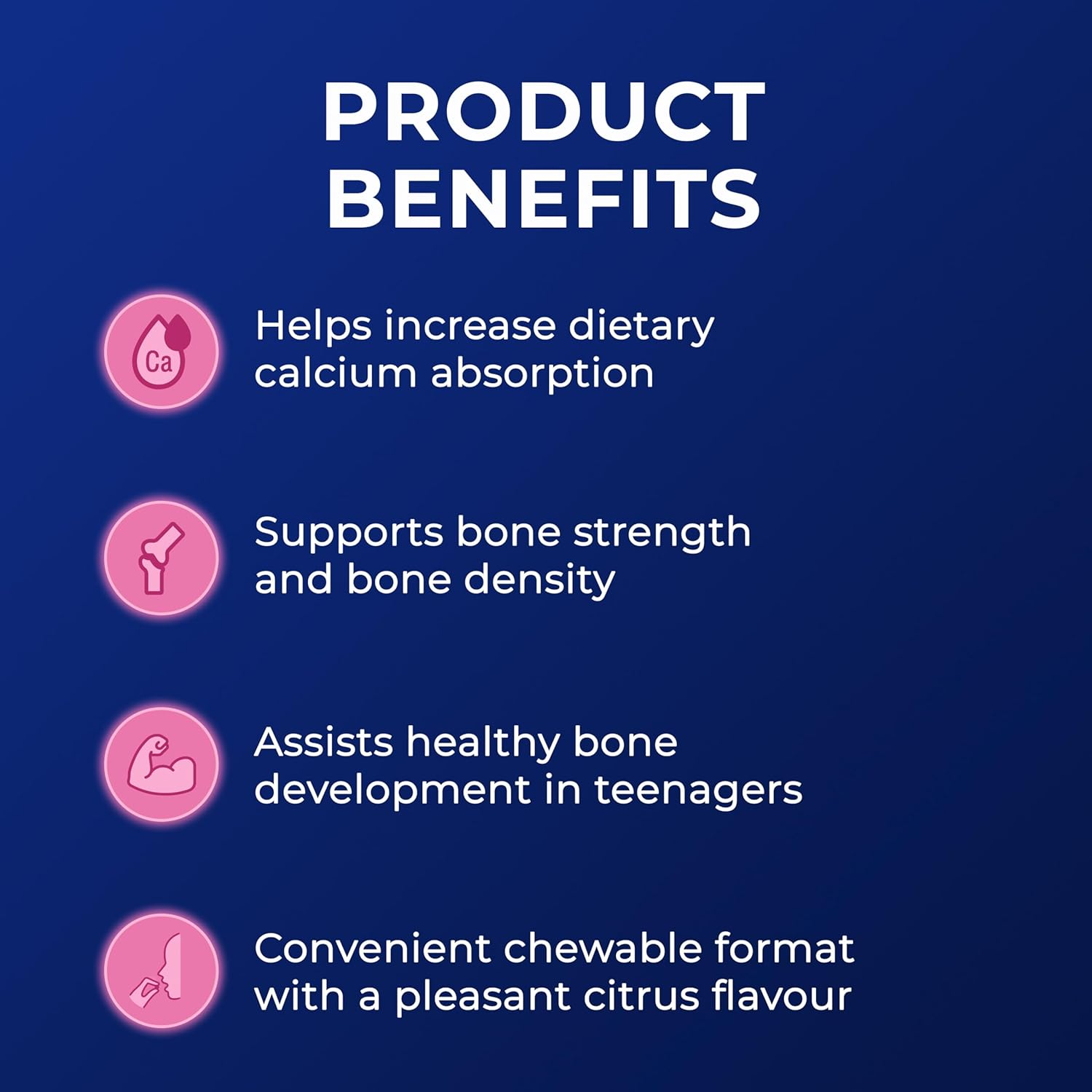 Ostelin Vitamin D3 and Calcium Chewable Tablets (120 Tablets) image number 2