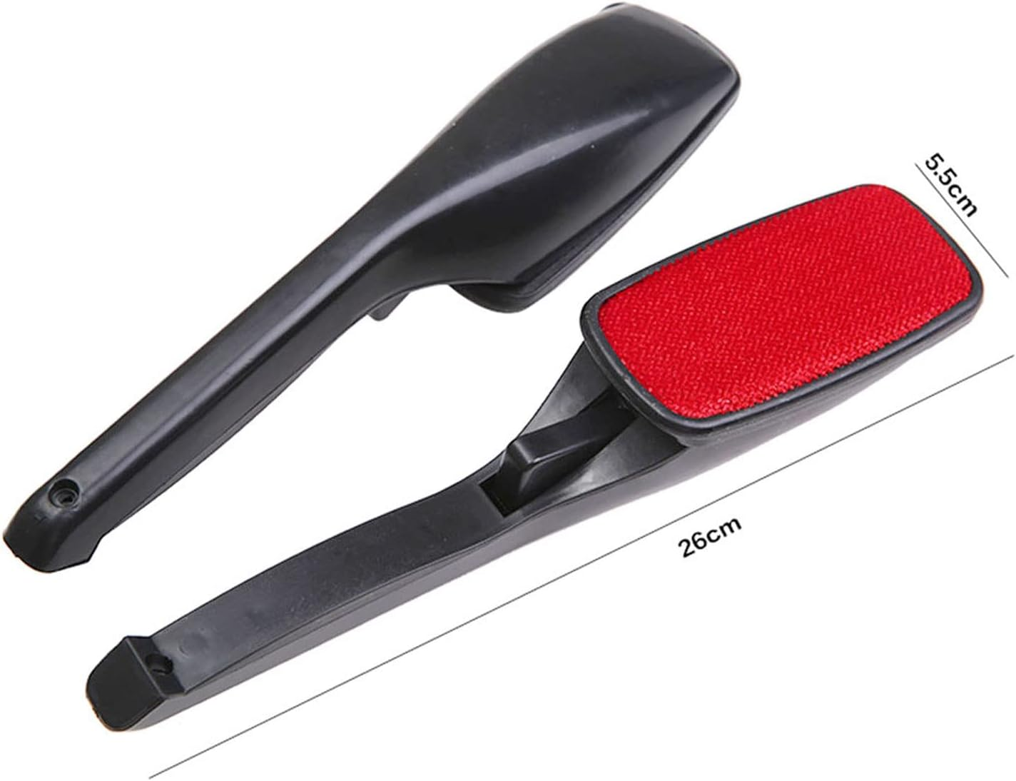 Magic Lint Brush, Fabric and Clothes Cleaner, Pet Hair Remover Clothing, with Pop-Up Multi-Directional Swivel Head 2Pcs (Black Rotary Type) image number 6