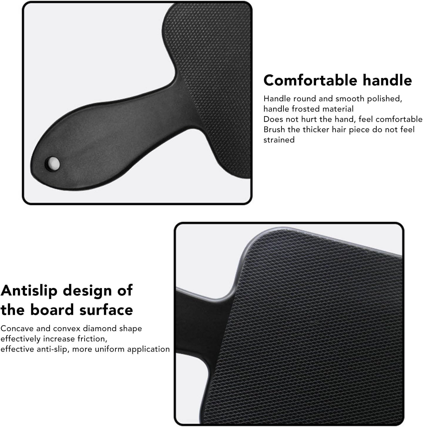 CYSFETENA Pack of 3 Balayage Board with Non-Slip Texture, ABS Highlight Board with Wider Layout, Compact and Portable Highlight Board for Perm, Highlights and Bleaching image number 1