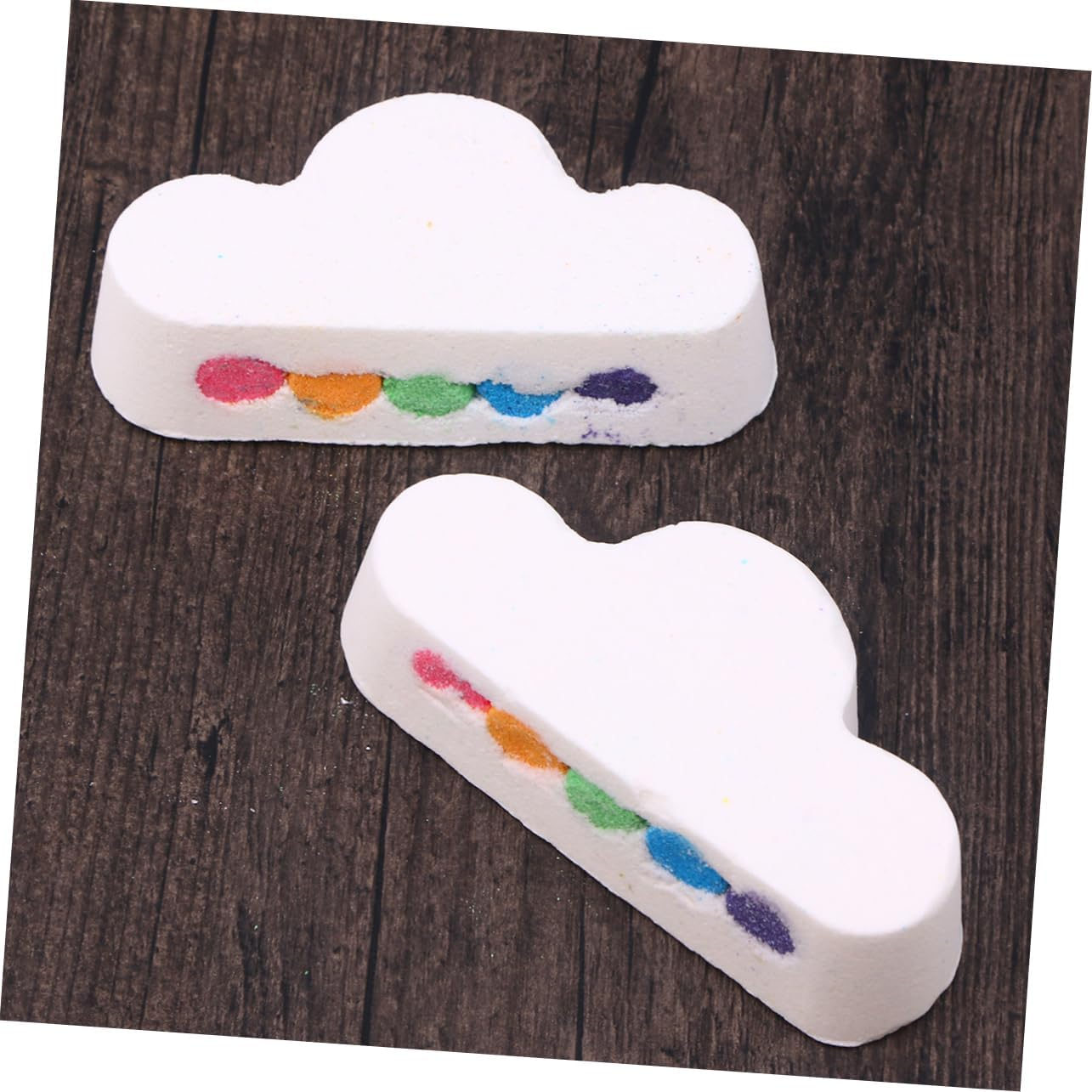 Healvian 180G Rainbow Cloud Bath Salt Essential Oils Salt Box for Moisturizing Skin Care image number 3