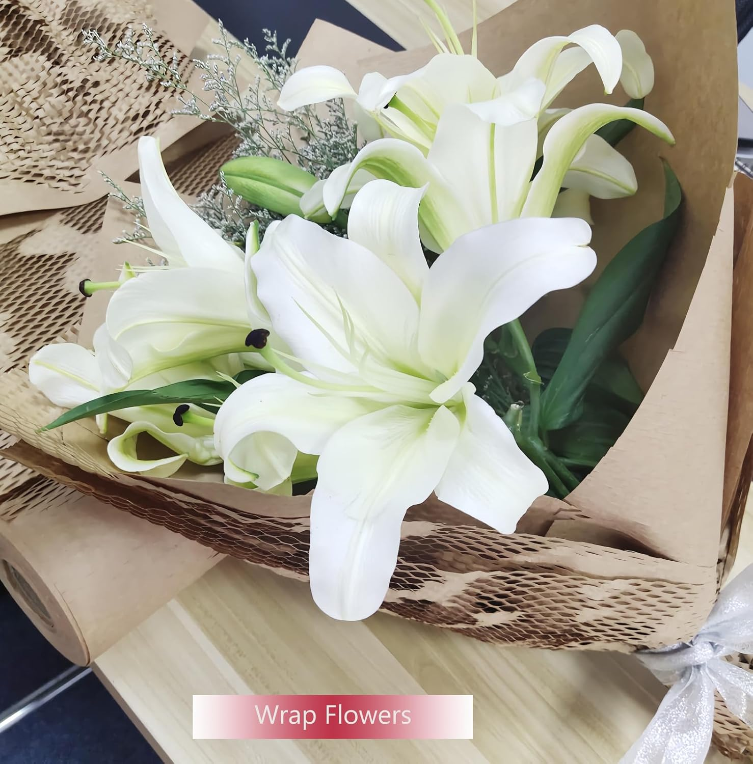 RINGSUN Honeycomb Bubble Wrap Roll, 30 * 1000Cm Cushion Packing Wrap for Secure Moving Shipping, Recyclable Paper Bubble Wrap Perfect for Fragile Protection image number 5