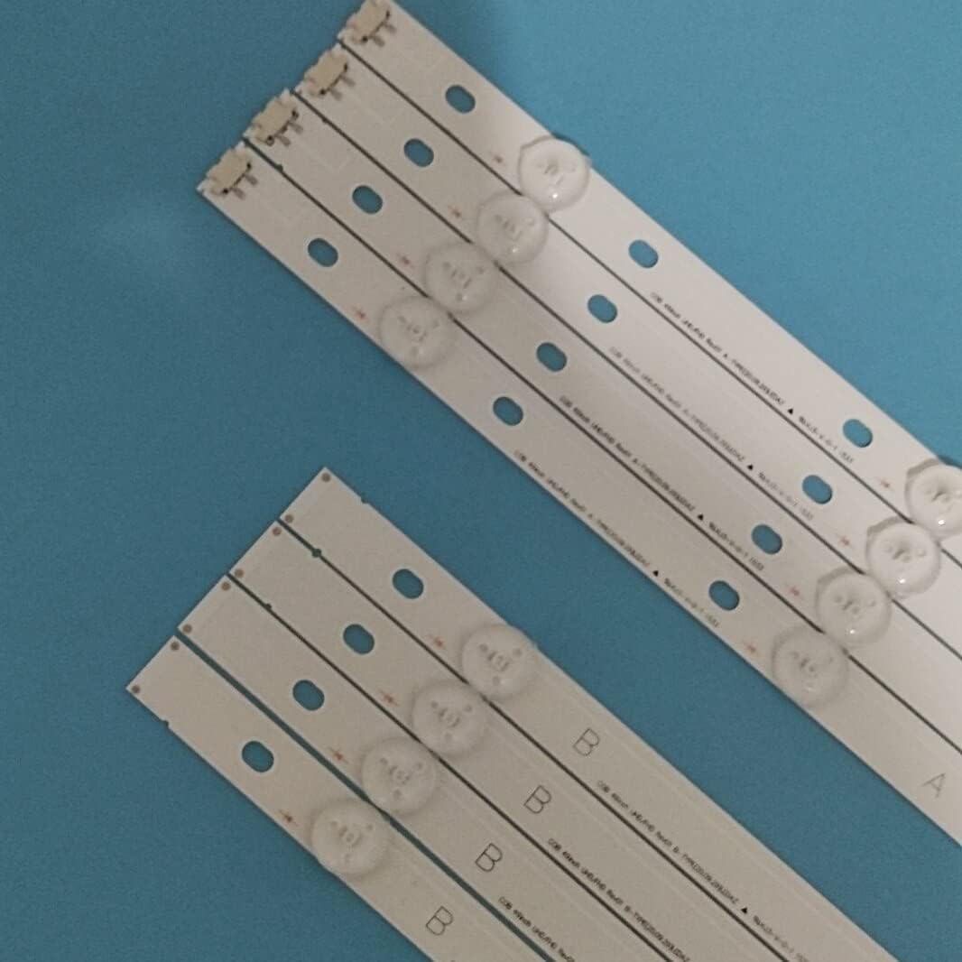 8Pcs/Set LED Strip for 49 TV 49UF6400 49UF6407 49LF510V 49UF640V NC490DUE-SADP2 LGE-WICOP-49INCH-UHD-FHD-REV05 GAN01-1255A-P1 EKOCEV (Color : 1 Lot) image number 4