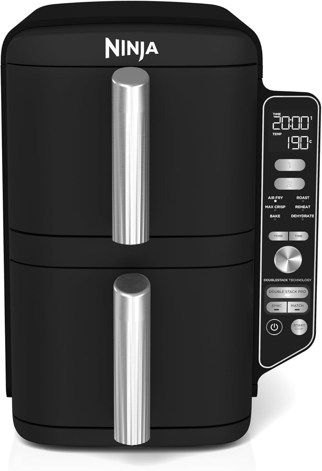 Ninja Stacked Air Fryer, 9.5 Litre Capacity