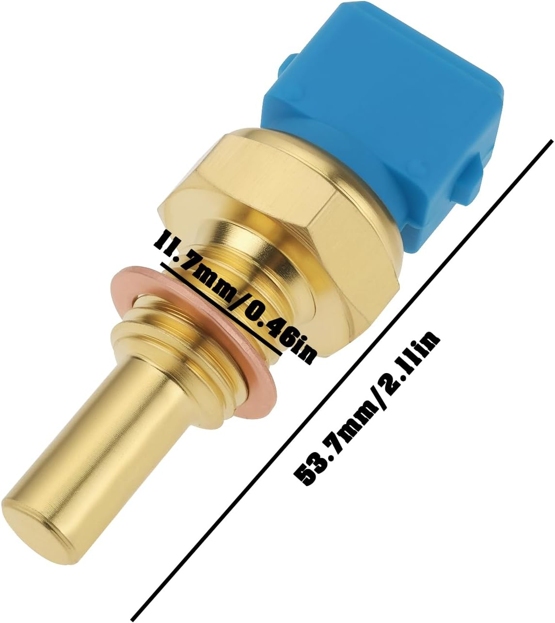 1Pc Car Engine Coolant Temperature Sensor ERR2081A with Seal, Compatible with Land Rover Defender 200Tdi, 300Tdi, Td5 image number 3