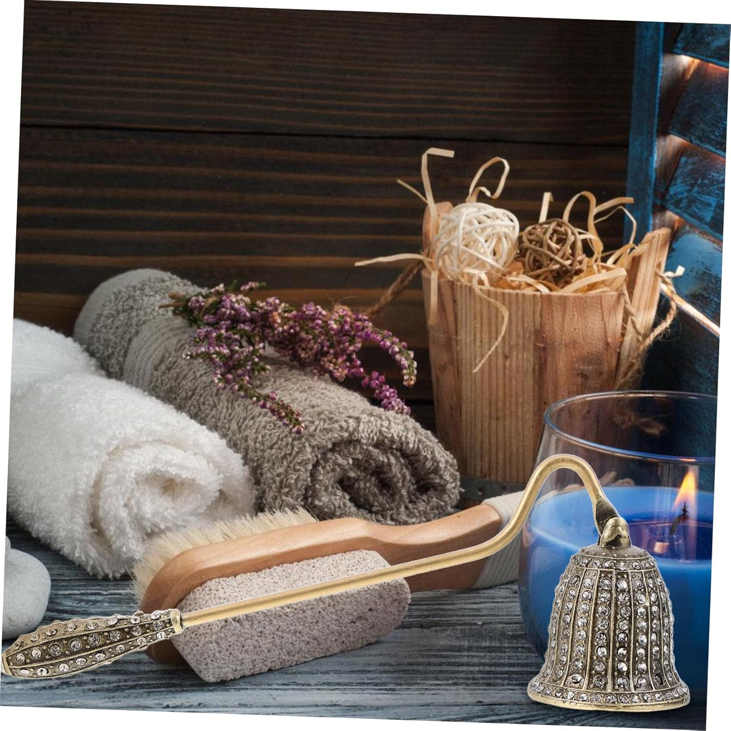 PENIKOKO Retro Candle Extinguisher Classic Wick Snuffer for Aromatherapy Elegant and Practical for Setting image number 6