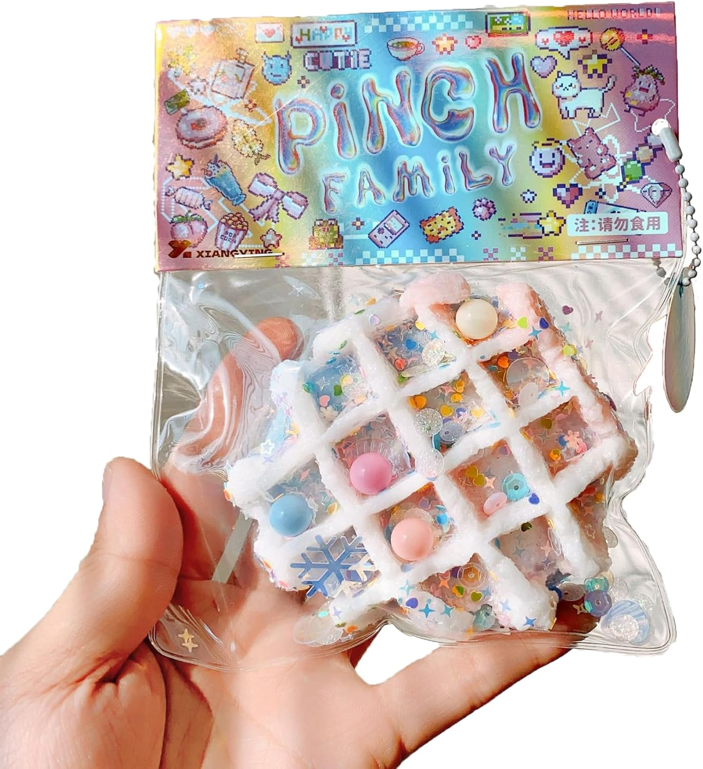 1 Pcs Taba Squishy Kawaii Squishy Fidget Toy Kit, Cute Squishy'S Sensory Toys, Pinch Family Squishy Toys, Stress Relief for Party Favors, Mochi Squishy Kit for Adults (Colorful)