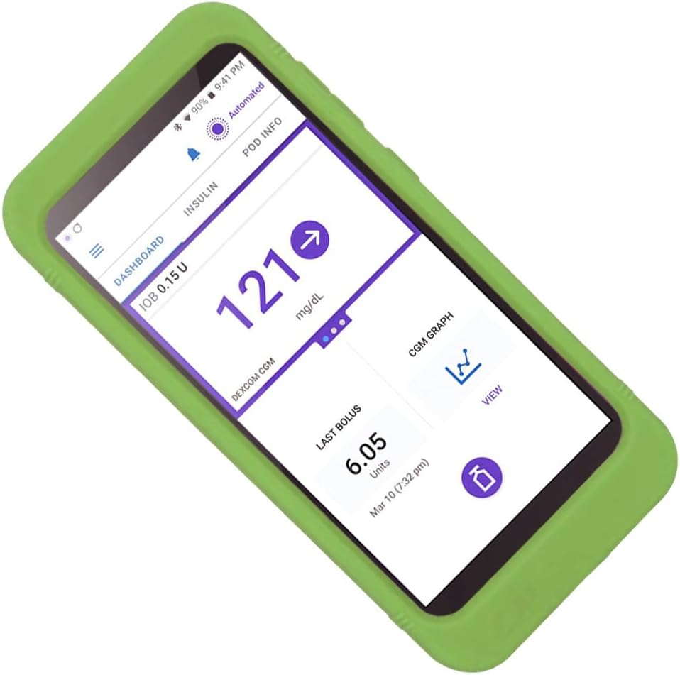 Silicone Case for Omnipod 5 Receiver (Continuous Glucose Monitoring) (Hpink) image number 6