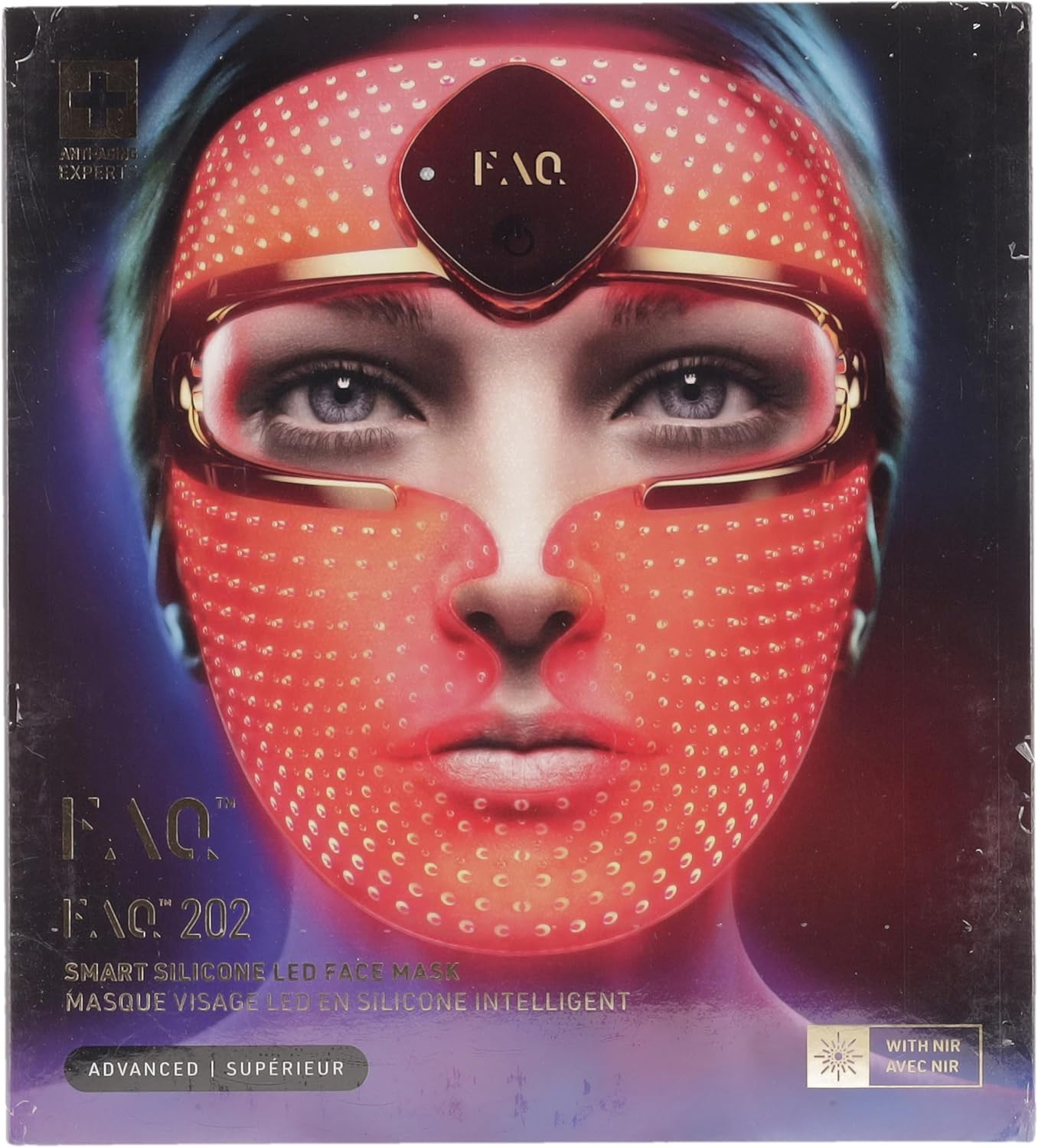 FAQ 202 Advanced NIR + 7 LED Lights Face Mask - for Spots & Mild Acne - Face Masks Skincare - Wireless Face Masks Beauty - 600 Glow Points - Wearable Skin Care image number 4
