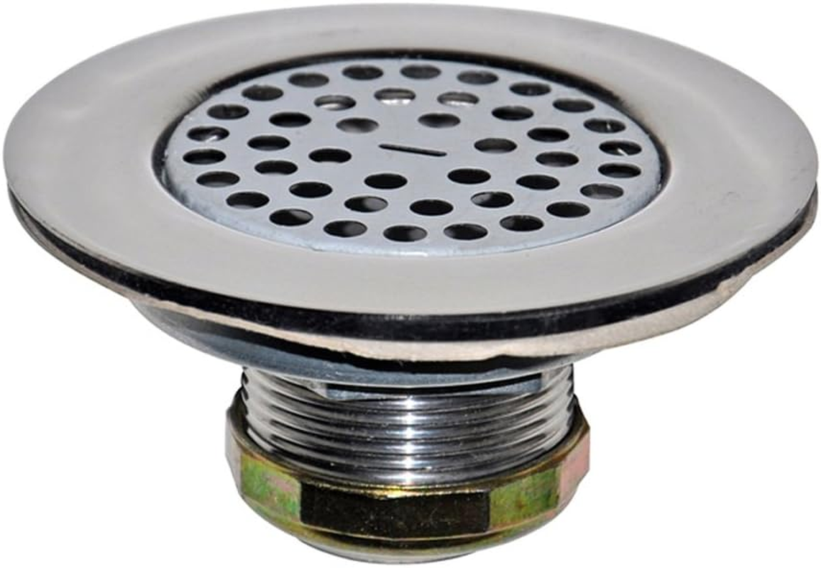 Danco 10644 4-1/2" Mobile Home Flat Top Shower Drain Strainer, Chrome image number 3