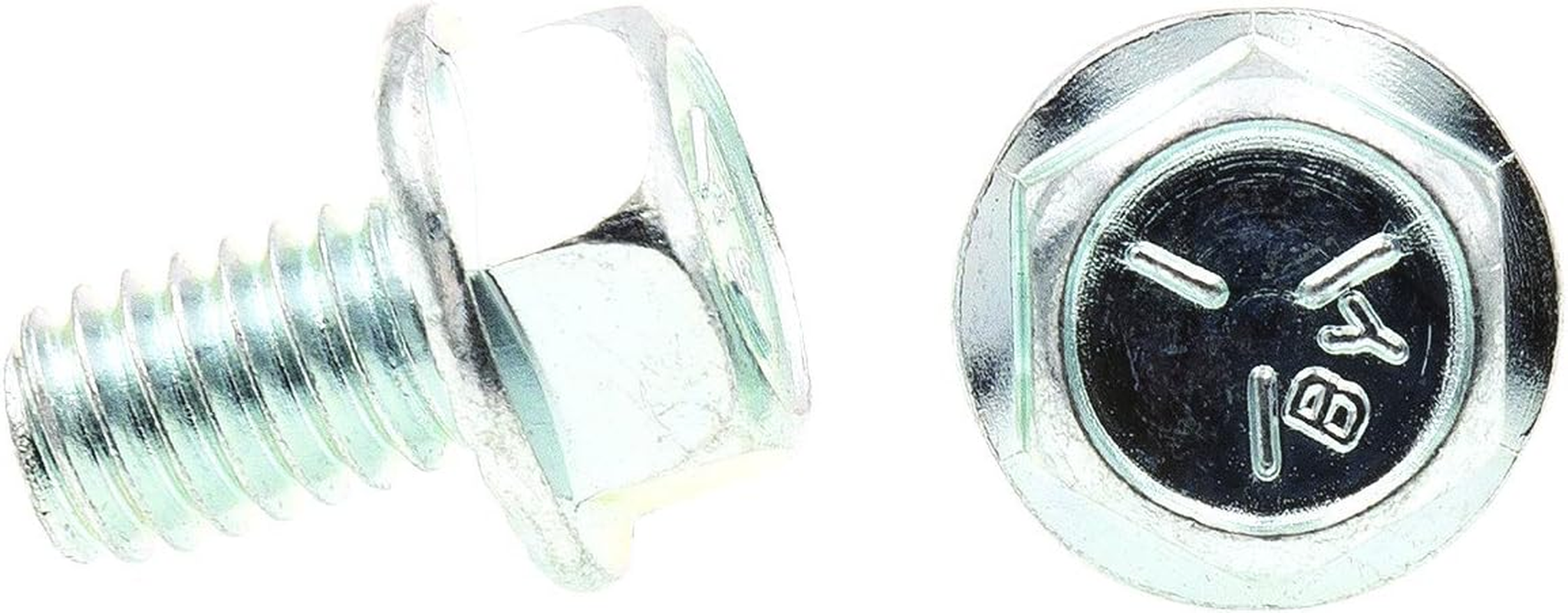Prime-Line 9090855 Serrated Flange Bolts, 5/16 In.-18 X 1/2 In., Zinc Plated Case Hardened Steel (25 Pack) image number 1