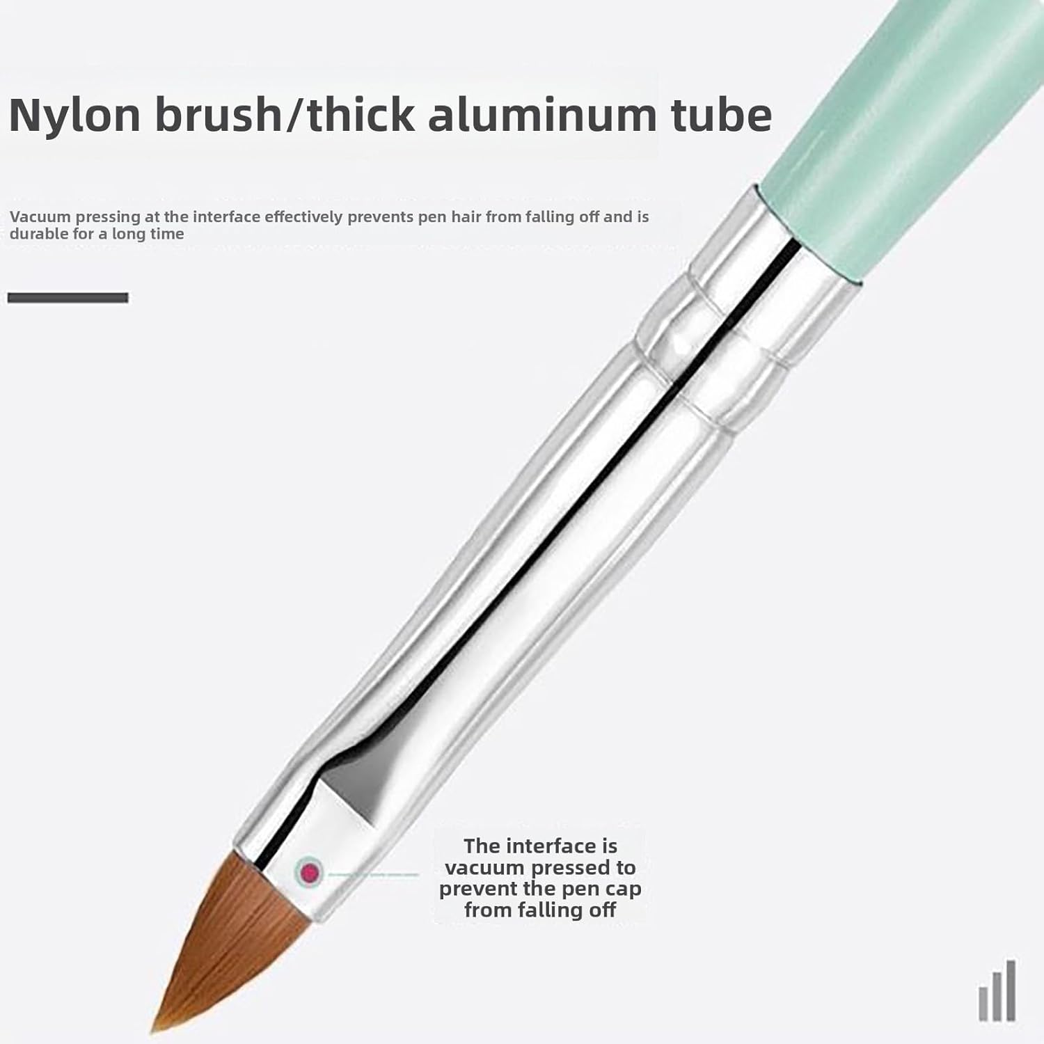 SOVYOULIVE 6 PCS Nail Art Brushes Set,Premium Kit for Gel Polish, 3D Design, Extension Building, and Detailed Painting | Salon & DIY Use image number 2