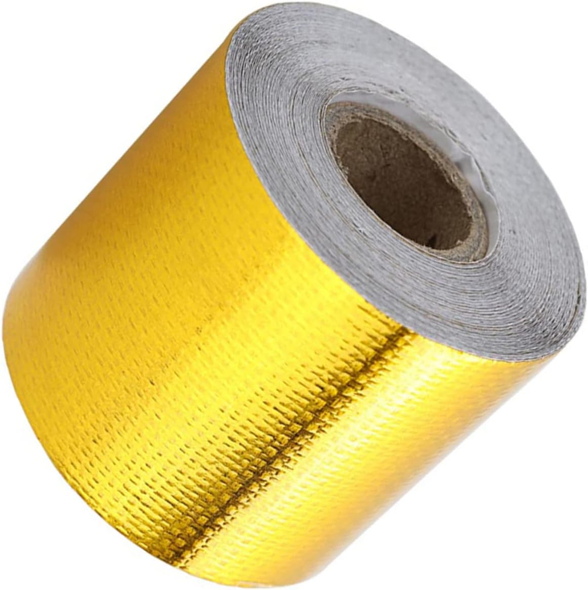 CANIGHT 10M Aluminum Foil Tape Heat Resistant Adhesive for Automotive Exhaust Insulation and Repairs and Flexible for High Temperature Applications image number 1