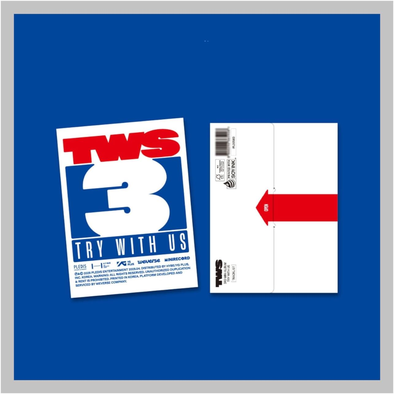 TWS TRY with US 3Rd Mini Album with Tracking Sealed (Weverse Albums Version) image number 2