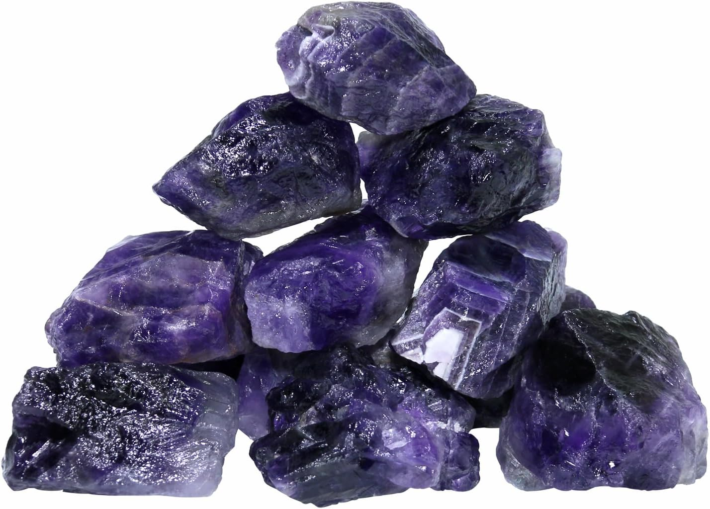 Raw Amethyst Stone Crystals Bulk, Real Gemstones and Crystals, Rocks and Minerals, Healing Crystals, Quartz Crystals and Healing Stones, Cuarzos Originales De Energia Y Piedras(464G) image number 1