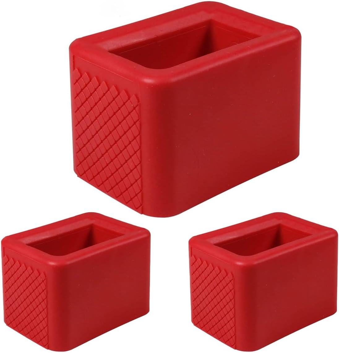 AIMALL 3 PCS Silicone Car Seat Belt Holder, Universal Slot Bracket Retainer for Enhanced Comfort and Safety, Red, 1.89X1.77 Inches image number 6