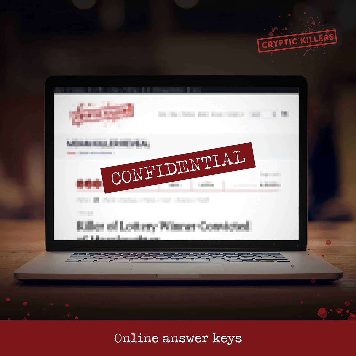 Cryptic Killers Unsolved Murder Mystery Game - Cold Case Files Investigation - - Detective Clues/Evidence - Solve the Crime - Individuals, Date Nights & Party Groups - "Murder of a Marine Biologist"