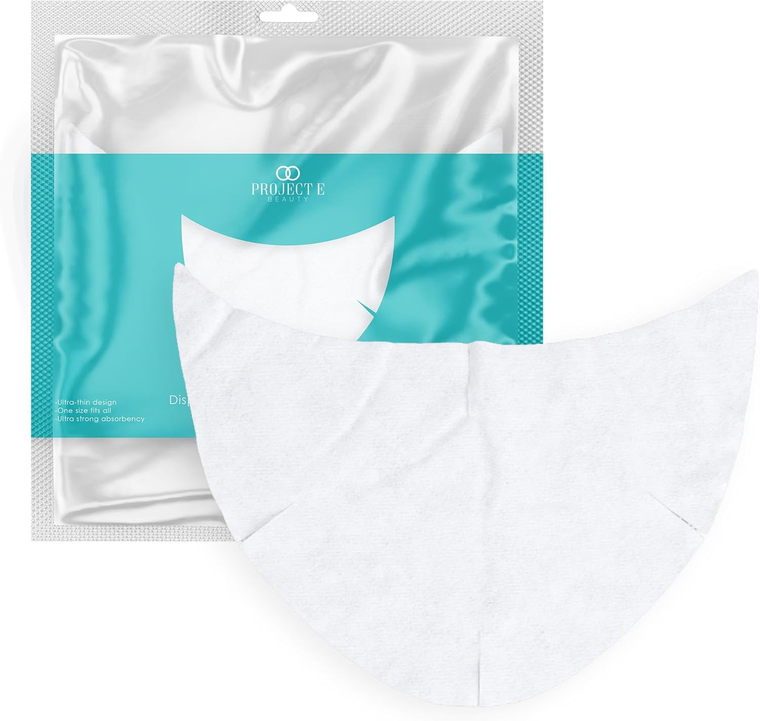 1000Pcs Disposable DIY Non-Woven Eye Mask Paper by Project E Beauty | DIY Cotton Eye Care Mask | for Skincare & Spa Salon Use | Cosmetic Facial Paper for Toner, Serum, or Lotion