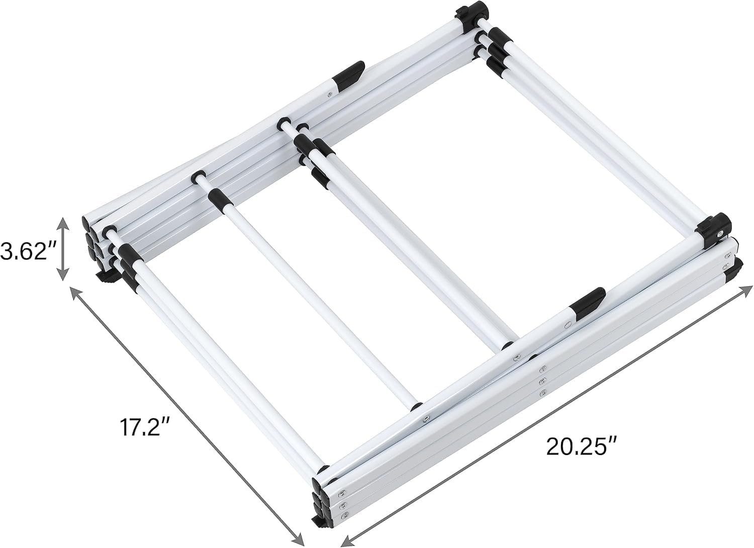 Yunking Pre-Assembled Clothes Drying Rack, 41.3" X 29.5" X 15" Drying Rack Clothing, Expandable Laundry, Towel Rack for Indoor and Outdoor Use, White image number 3