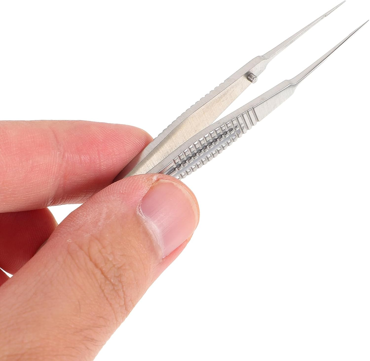 CONGARTENO Steel Eyelid Massage Tweezers Meibomian Gland Expressor Forceps for Unclogging Glands and Inverted Eyelids Smooth Edges for Clinic and Home Use image number 2