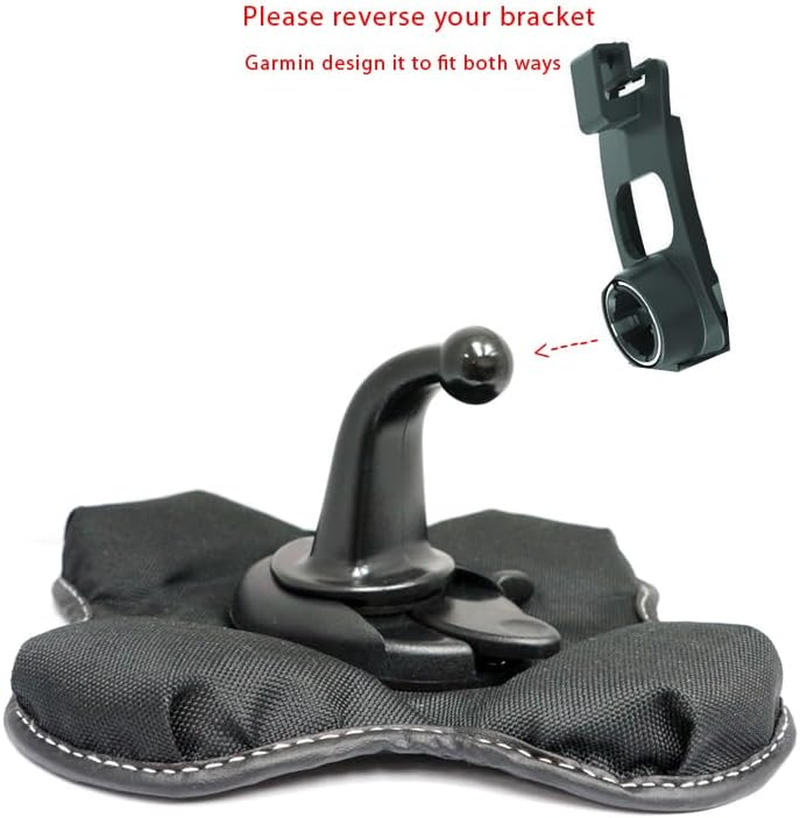 Chargercity Portable Beanbag Dashboard Friction Mount Compatible with All 17Mm Ball Joint Connection Nuvi Drive Drivesmart Dezl RV OTR LMT LM 5/6/7 Inch Screen GPS image number 4