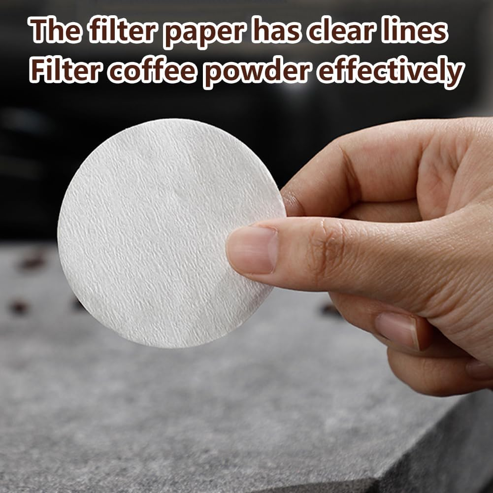 400 PCS 64Mm Direct Paper Filters Compatible with Aeropress All Coffee and Espresso Makers, Vegan Non Bleached Natural Paper Micro-Filters(Color:White) image number 5